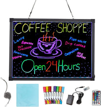 Load image into Gallery viewer, Illuminated Dry Erase Board with 48 Unique Flash Styles - Ideal for Restaurants