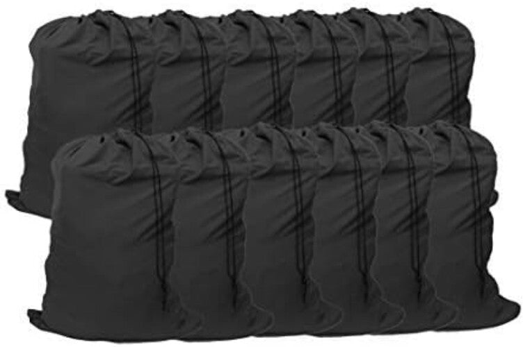 Foldable Travel Laundry Bags - 30"x40" Portable Pack of 12 for Easy Organization
