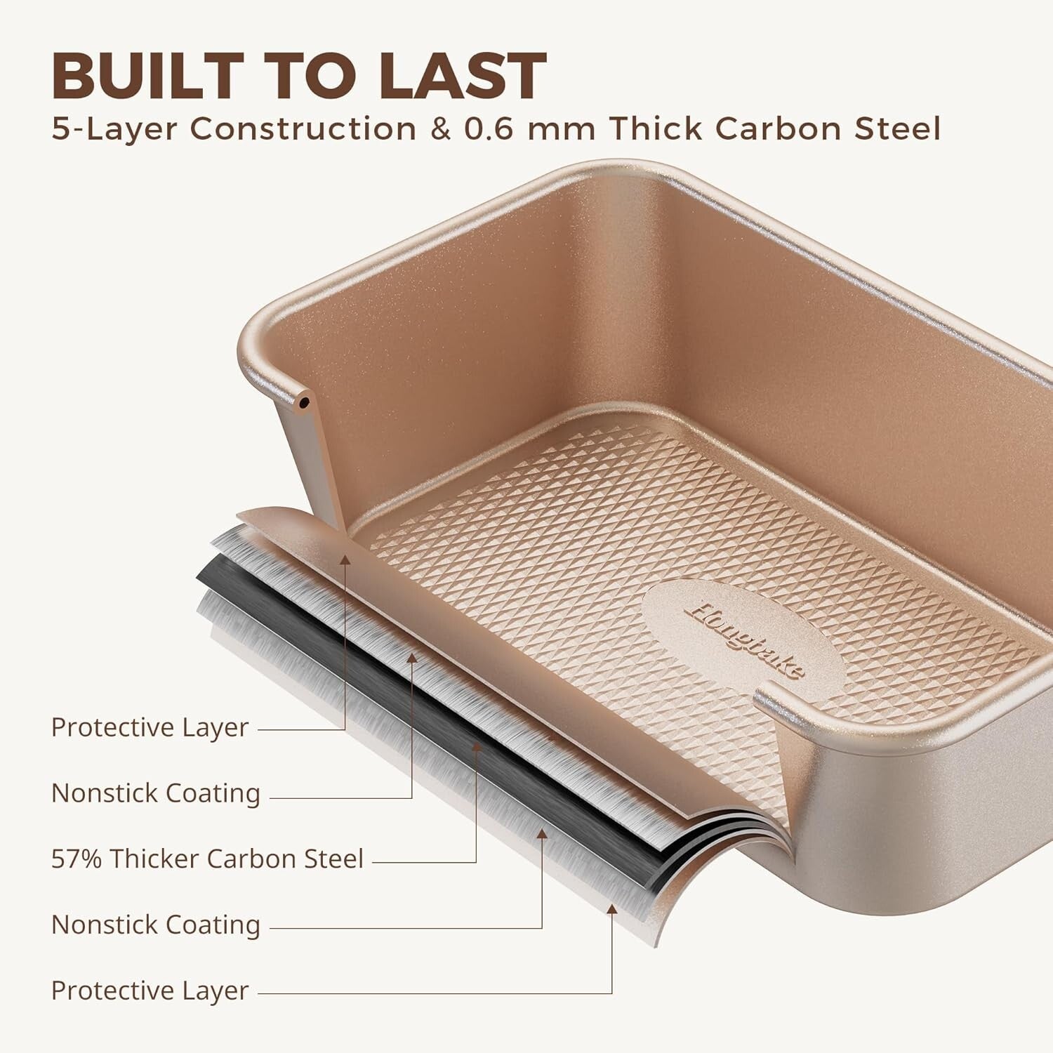 Versatile 9-Piece Baking Pan Set with Diamond Texture for Stylish Cooking