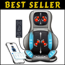 Load image into Gallery viewer, Adjustable Neck Rollers &amp; Compression - Shiatsu Massage Chair Pad for Full Body