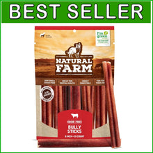 Load image into Gallery viewer, Dental Care 6 Inch Bully Sticks - 5 Count, Fully Digestible Beef Chews