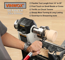Load image into Gallery viewer, Multi-Function Carbide Tool Set for Wood Lathe - 8PC with Swan Neck Hollowers