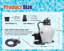 Load image into Gallery viewer, Portable 14-Inch Sand Filter with Timer - Complete Above Ground Pool Solution