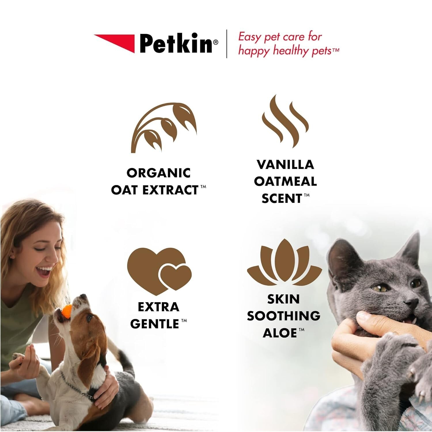Gentle Organic Pet Wipes - 400 Count for Dogs & Cats, Perfect for Face and Ears