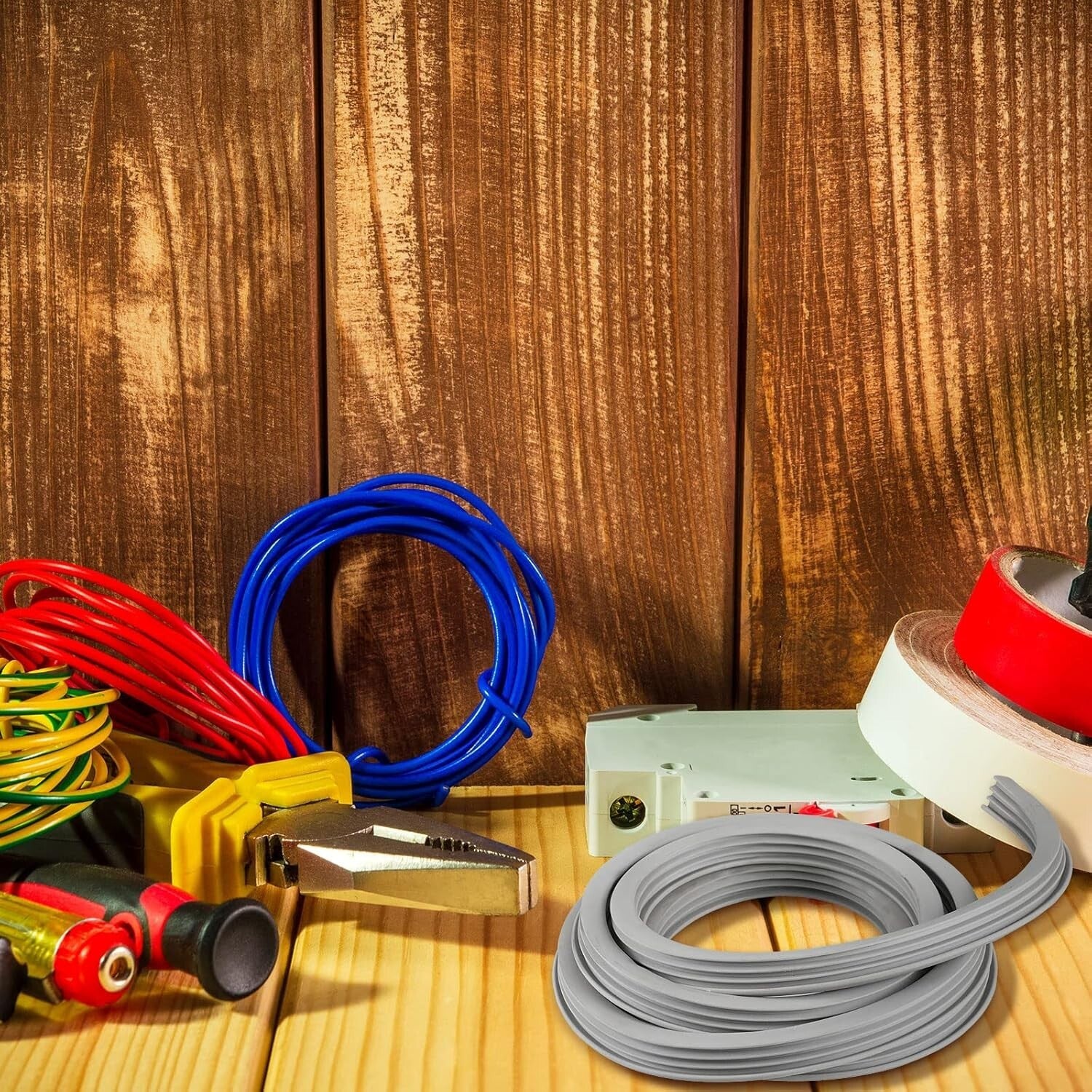 Flexible EPDM Concrete Expansion Joint Filler - 25ft Driveway Repair Solution