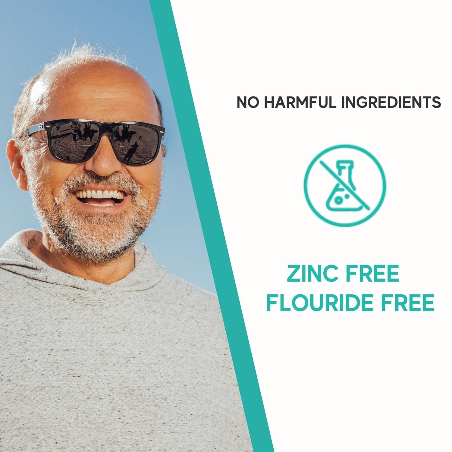 Extra Strong Denture Adhesive Cream, 12-Hour Hold, Waterproof Mint Flavor 6-Pack