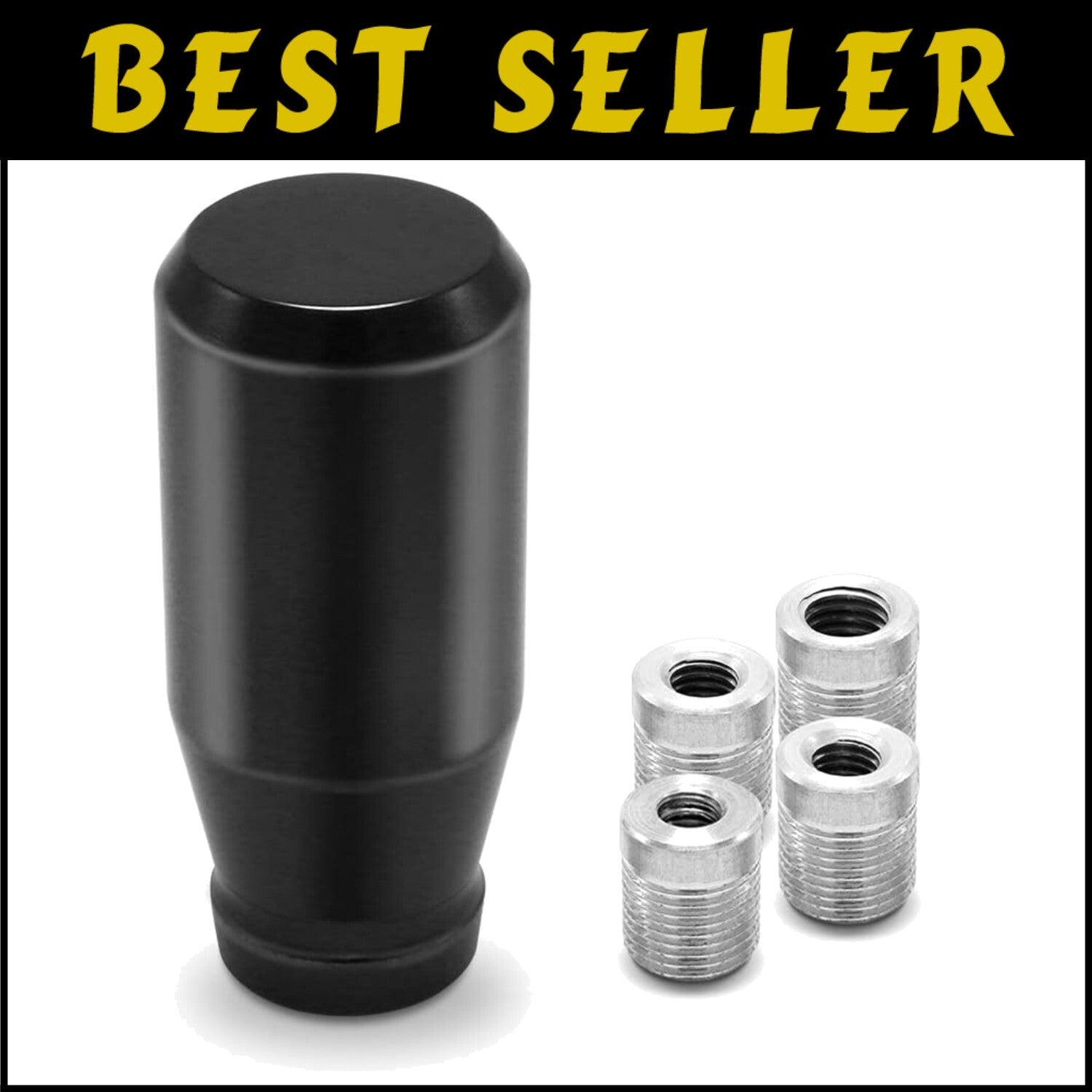 Universal Weighted Gear Shifter Shift Knobs with 4 Adapters - Enhance Your Drive