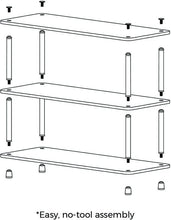 Load image into Gallery viewer, Versatile 3-Tier Organizer for Shoes, Hats &amp; Bags - Stylish Entryway Storage