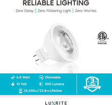 Load image into Gallery viewer, Bright White 5000K MR16 Dimmable LED Bulb 12-Pack - Eco-Friendly &amp; Long-Lasting