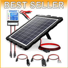 Load image into Gallery viewer, 20W Solar Battery Charger with Smart PWM Controller for Year-Round Maintenance