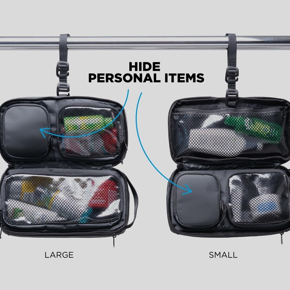 Lightweight Hanging Toiletry Bag for Men & Women - Perfect Travel Companion