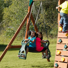 Load image into Gallery viewer, Easy Assembly Gliding Tandem Swing - Perfect for Outdoor Adventures
