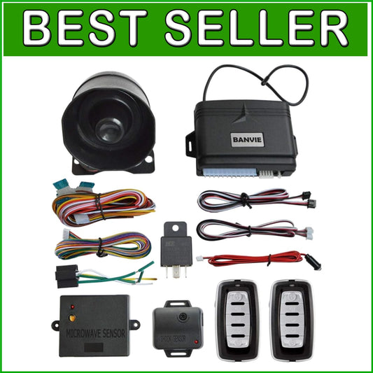 Advanced Antitheft Car Alarm with Keyless Entry & Engine Cut-Off Relay System