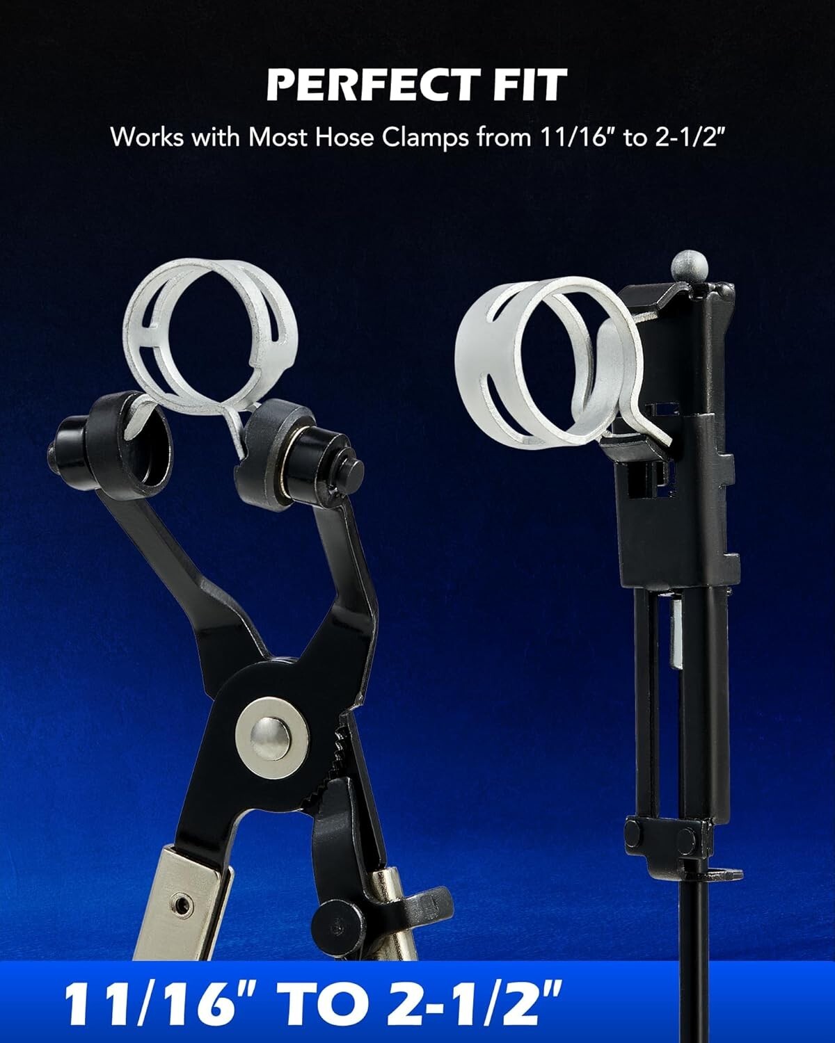 Flexible Long Reach Hose Pliers Set - Perfect for Cars, Trucks & Motorcycles