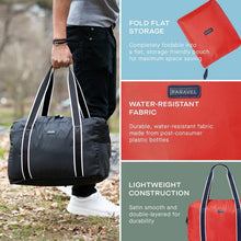 Load image into Gallery viewer, Lightweight Foldable Duffle Bag | Water-Resistant, Eco-Friendly Travel Companion