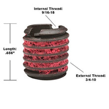 Load image into Gallery viewer, Ultimate 9/16-18 Thread Repair Kit for Soft Metals - Easy Install Tools Included