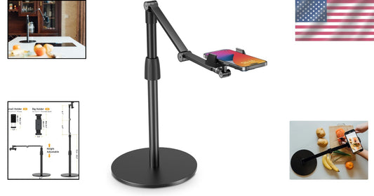 Ergonomic 360-Degree Swivel Phone Stand - Perfect for Recording & Teaching