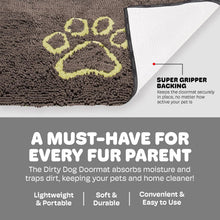 Load image into Gallery viewer, Luxurious Microfiber Dog Floor Runner - 60" x 30" Cool Grey, Absorbent &amp; Soft
