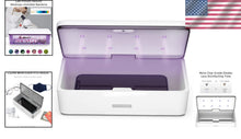 Load image into Gallery viewer, Modern UV Sanitizer Box – Keep Phones &amp; Jewelry Germ-Free with Auto-Off Safety