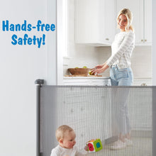 Load image into Gallery viewer, Space-Saving Retractable Mesh Gate - Ideal for Kids and Pets Indoors/Outdoors