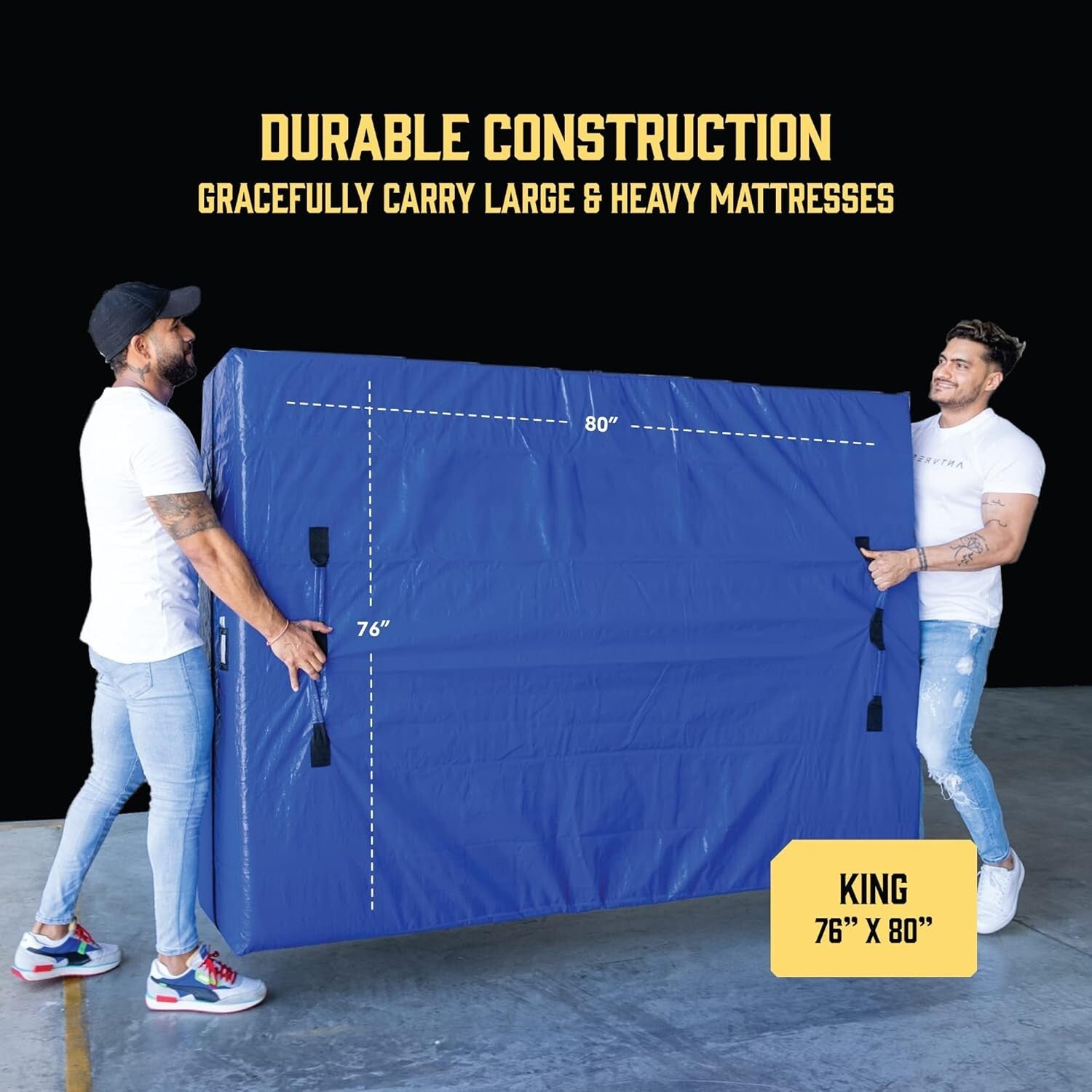 Premium Mattress Storage Bags for King Size - Extra Protection with 8 Handles