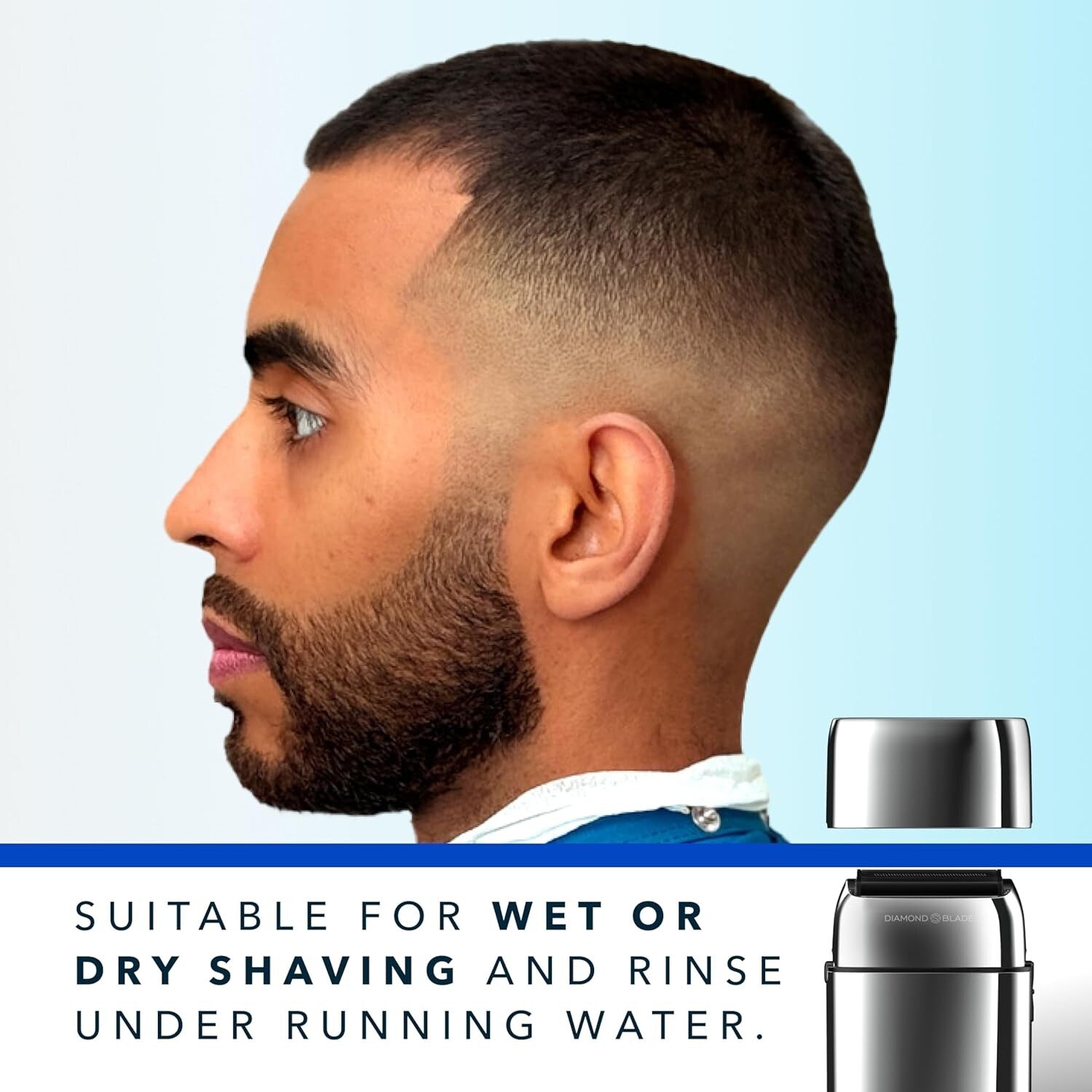 PS501 Professional Foil Shaver - Ultimate Waterproof Grooming for Face & Beard