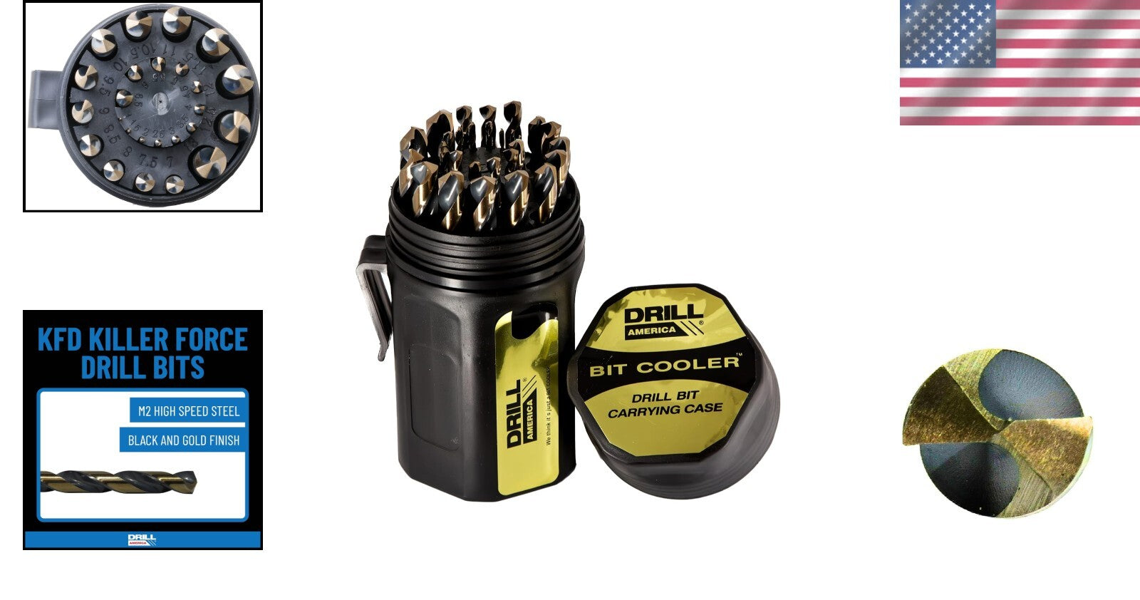Premium 25-Piece Drill Bit Set: Precision High-Speed Steel for Metal and Wood