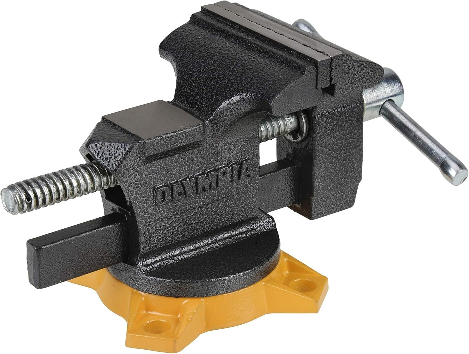 Olympia 4-Inch Bench Vise - Professional Quality with Heavy-Reinforced Base