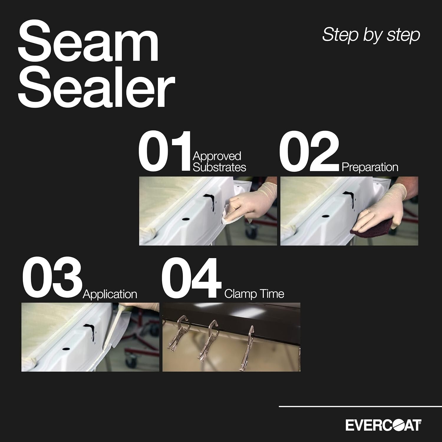 Versatile 32 Oz Seam Sealer - Quick Drying for Automotive Surface Applications