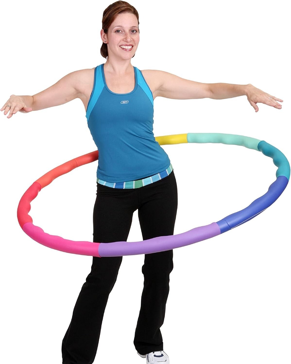 Comfortable & Durable Premium Weighted Hula Hoop - Ideal Fitness for Adults