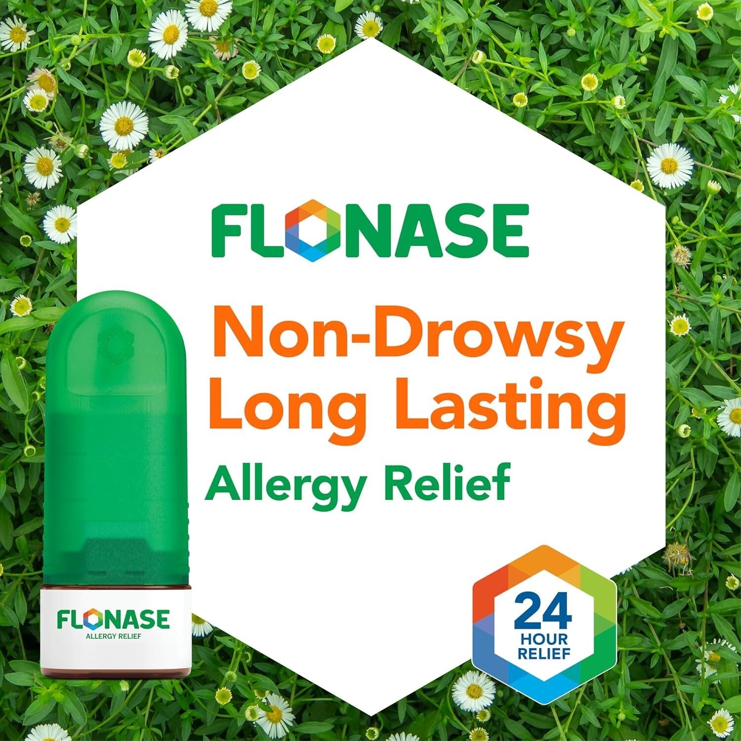 Fluticasone Propionate Allergy Relief Spray – 24-Hour Non-Drowsy Relief Duo