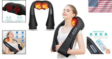 Load image into Gallery viewer, Corded Shiatsu Neck and Shoulder Massager with Overheat Protection - Gift Idea