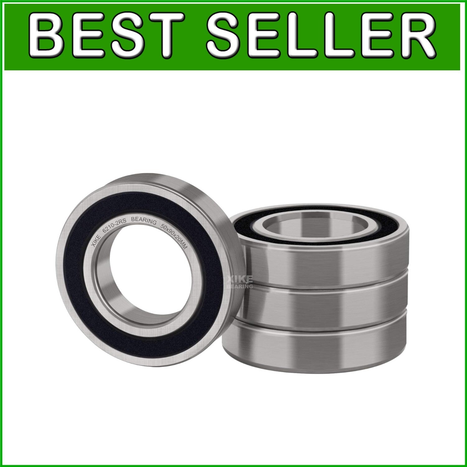 Cost-Effective 4 Pack Double Sealed Ball Bearings 50x90x20mm for Versatile Usage
