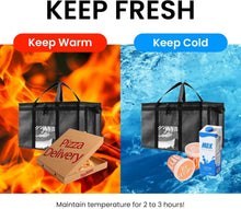 Load image into Gallery viewer, Durable Insulated Cooler Bag - Large 3XL Food Warmer for Outdoor Adventures