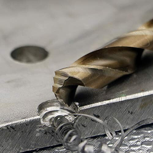 19-Piece M42 Cobalt Drill Bits Set for Hard Metal - 1mm to 10mm with 135° Points