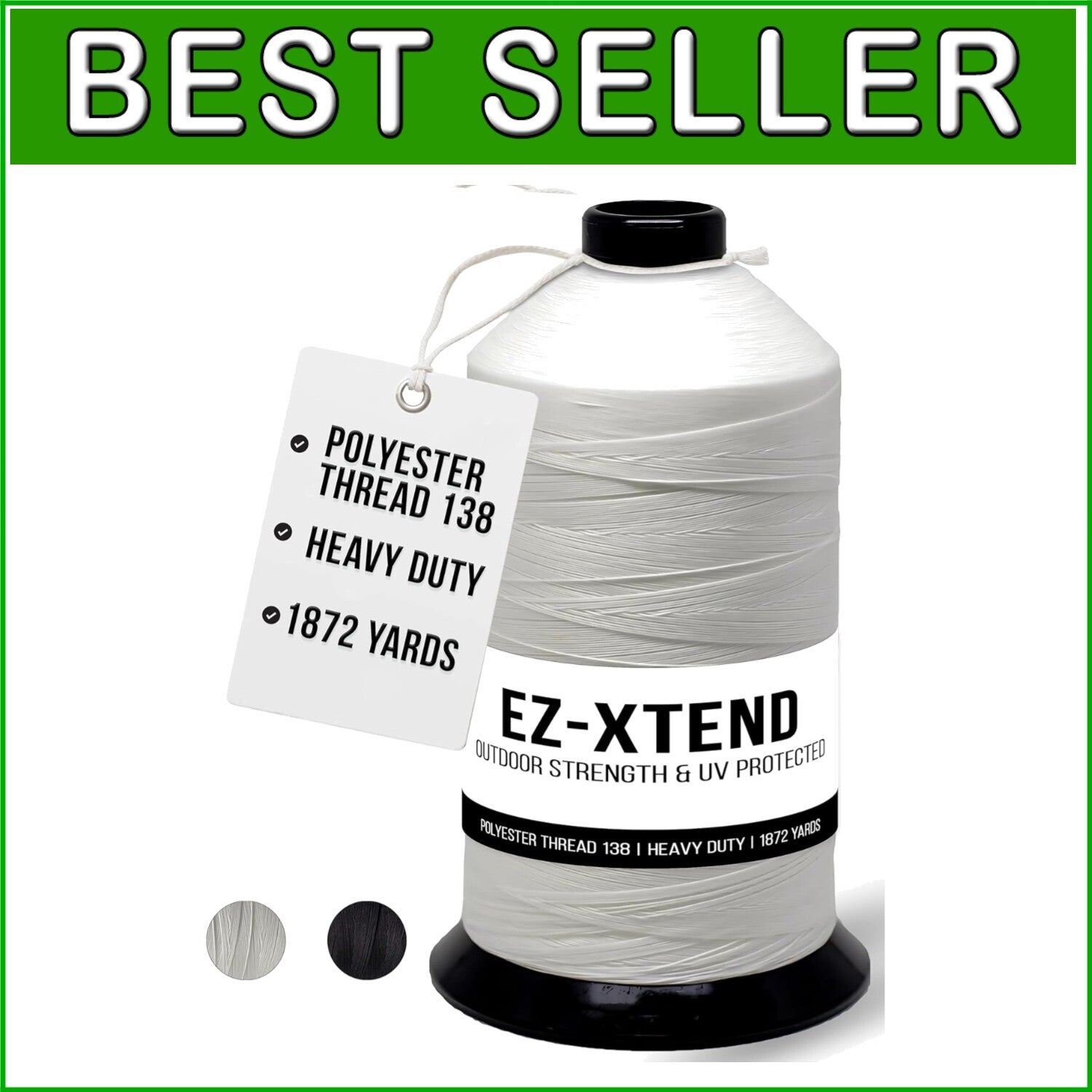 8oz Bonded Polyester Thread: Strong & Smooth for Industrial Sewing Applications