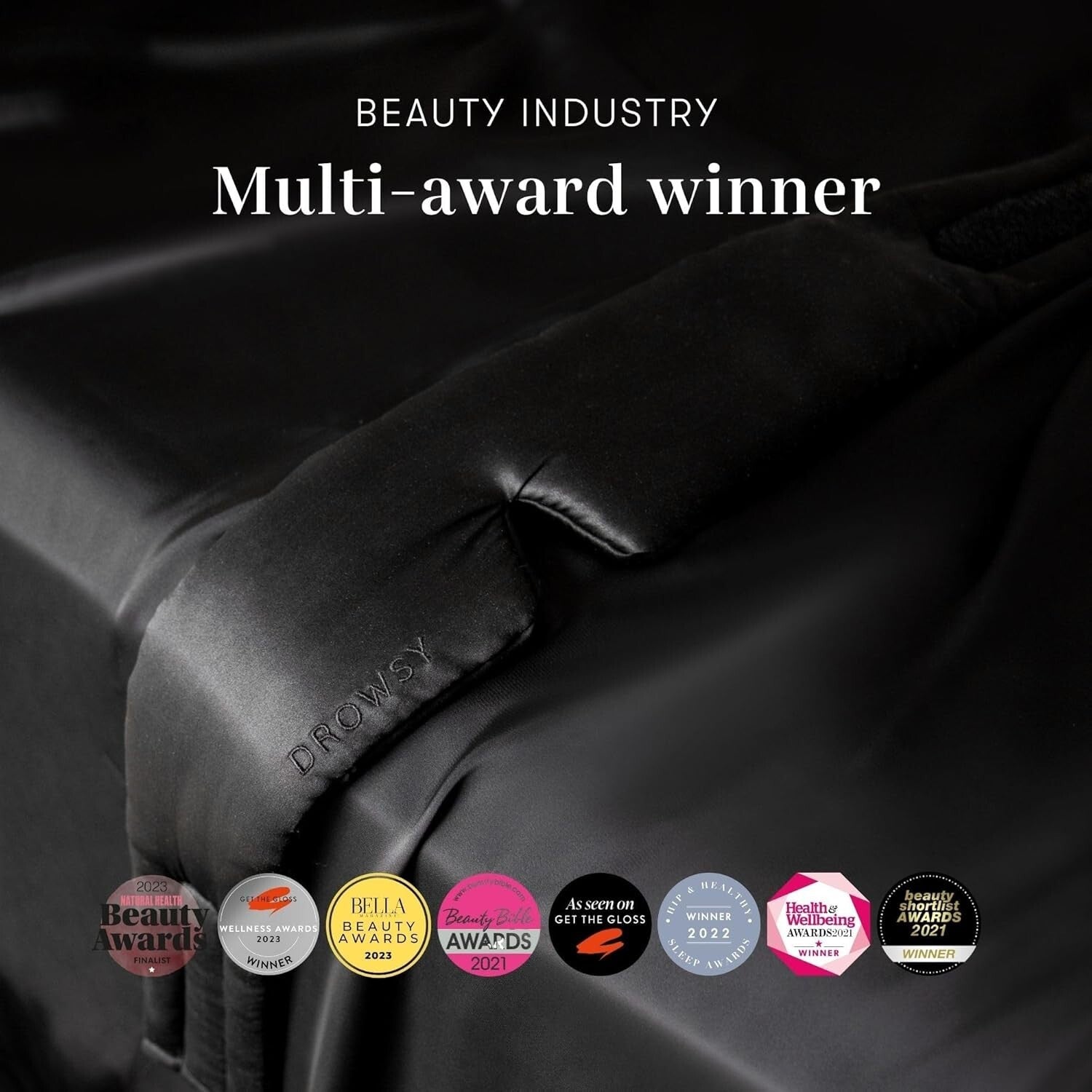 Award-Winning Silk Sleep Mask - Luxurious Light-Blocking Solution for All Sizes