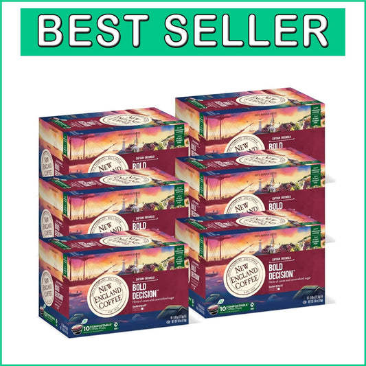 Experience Bold Decision - Dark Roast Single Serve Coffee Pods, 6 Packs of 10ct
