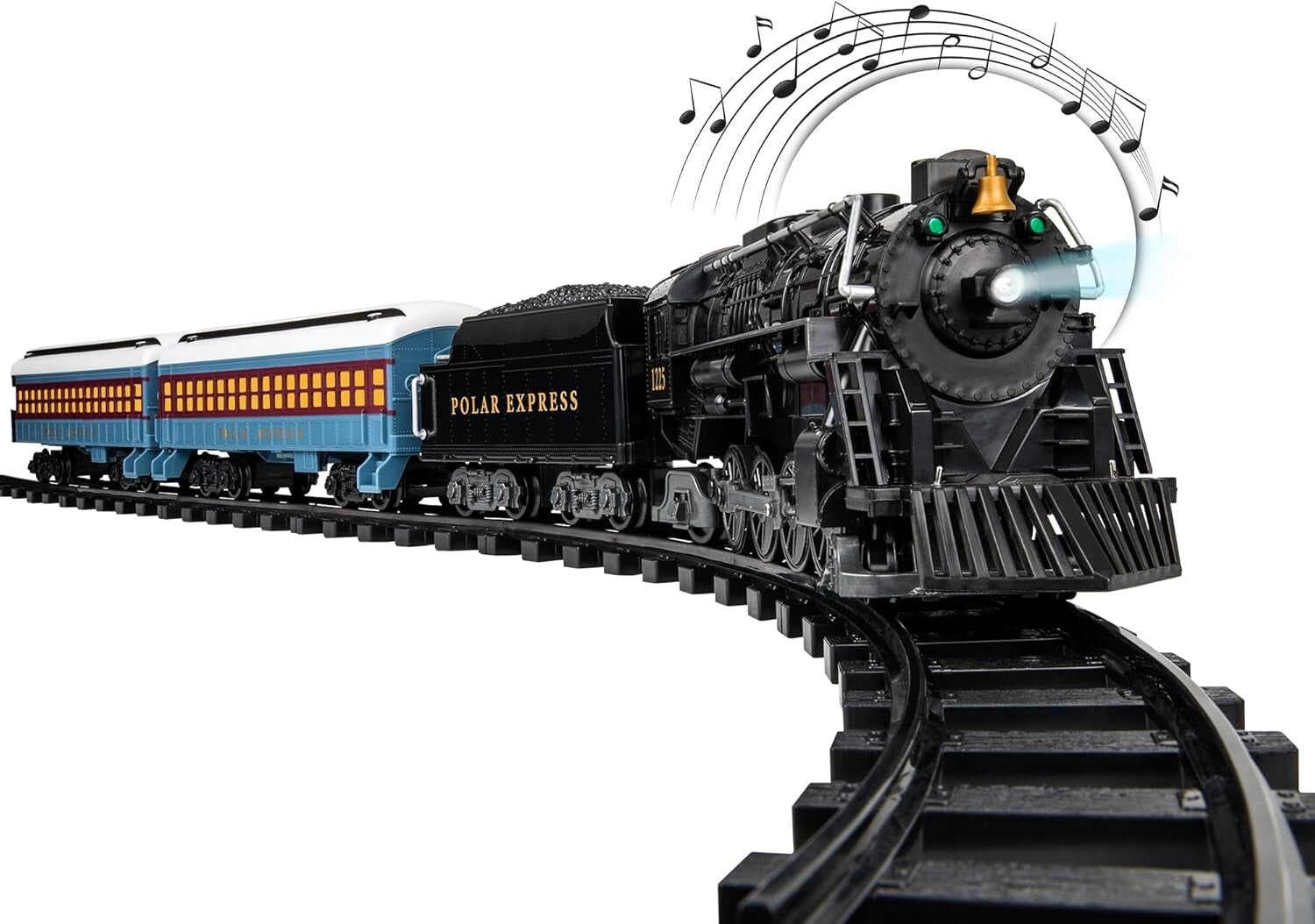 Christmas Magic Awaits: Polar Express Battery-Powered Train Set with Remote