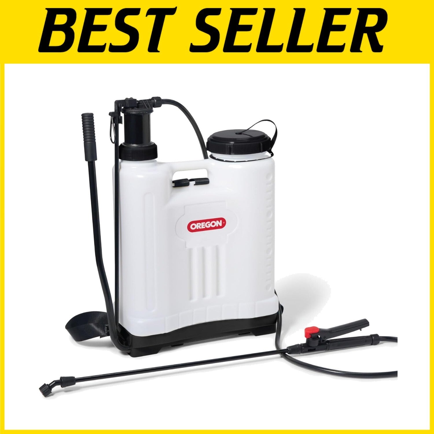 Lightweight 16L Chemical Backpack Sprayer with Ergonomic Design & Accessories