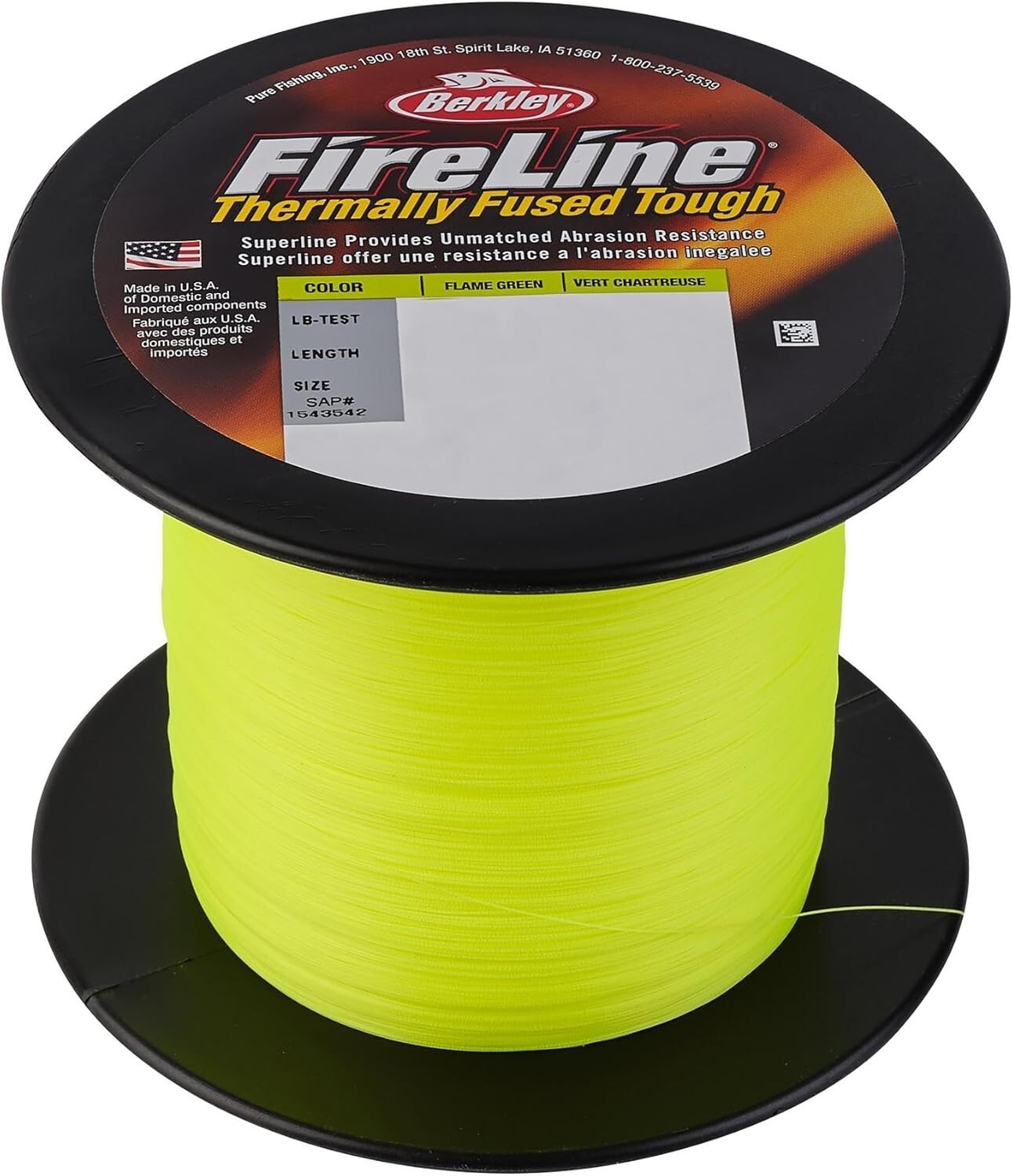 1500yd Fireline Braided Fishing Line 20lb - Unmatched Sensitivity & Strength