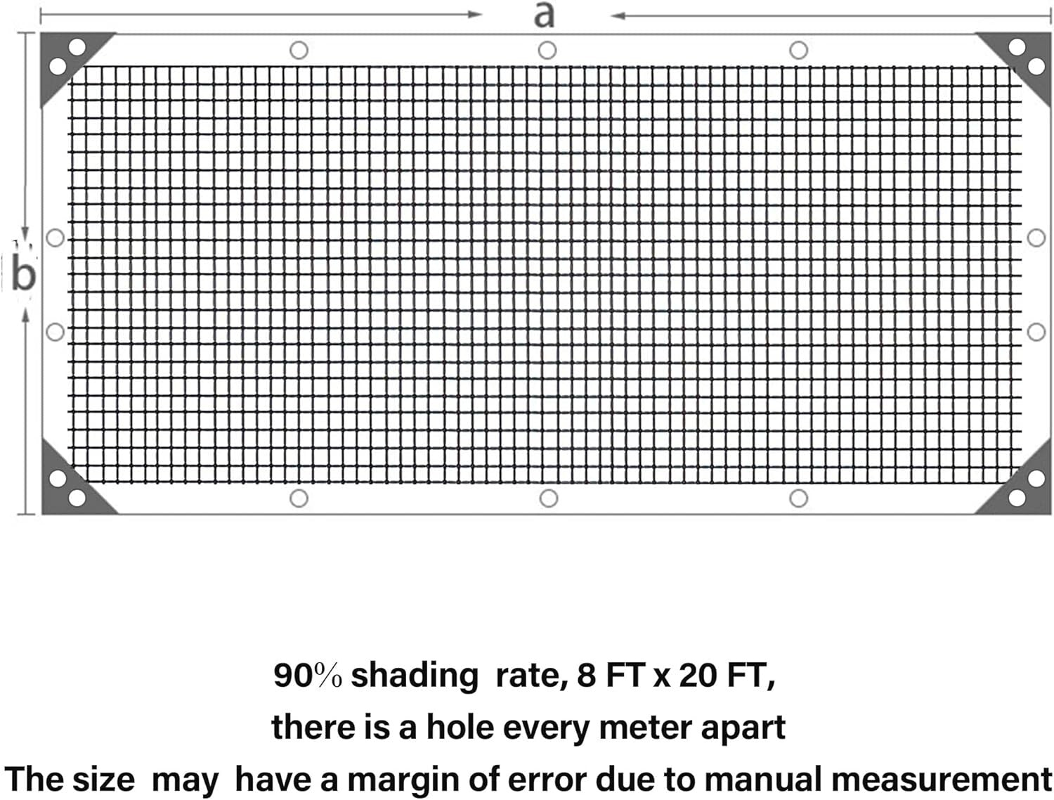 High-Density HDPE 90% Black Sun Shade Net - Perfect for Greenhouses and Gardens