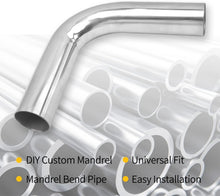 Load image into Gallery viewer, Universal Fit 3.5 Inch T304 Stainless Steel Exhaust Mandrel Bend Pipe, 2PCS