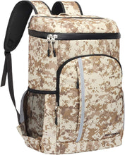 Load image into Gallery viewer, Stylish Camouflage Insulated cooler Backpack - Ideal for Hiking, Camping &amp; Beach