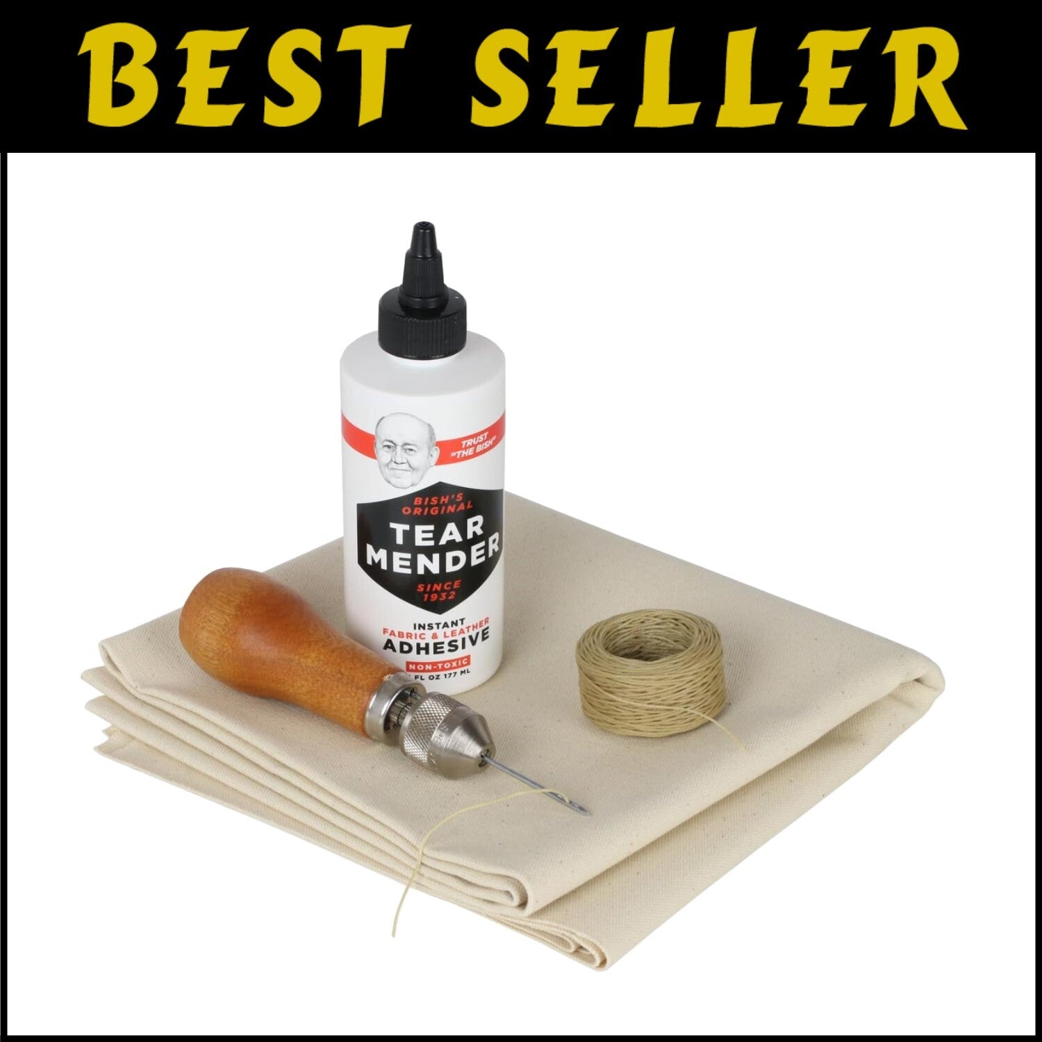 Ultimate Repair Solution for Tents & Tarps: Canvas, Glue & Waxed Thread