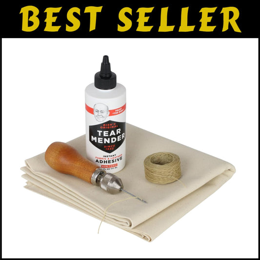 Ultimate Repair Solution for Tents & Tarps: Canvas, Glue & Waxed Thread