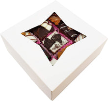Load image into Gallery viewer, BPA-Free 6 Inch Bakery Boxes with Clear Window - Perfect for Parties, 100 Pcs