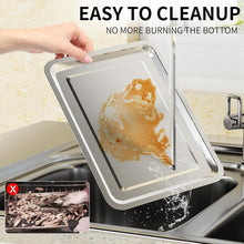 Load image into Gallery viewer, Versatile Non-Stick Oven Tray Set - Large &amp; Medium for Crispy, Healthy Meals