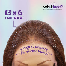 Load image into Gallery viewer, What Lace 13X6 Glueless Synthetic Wig with Pre-Plucked Hairline in Off Black 1B
