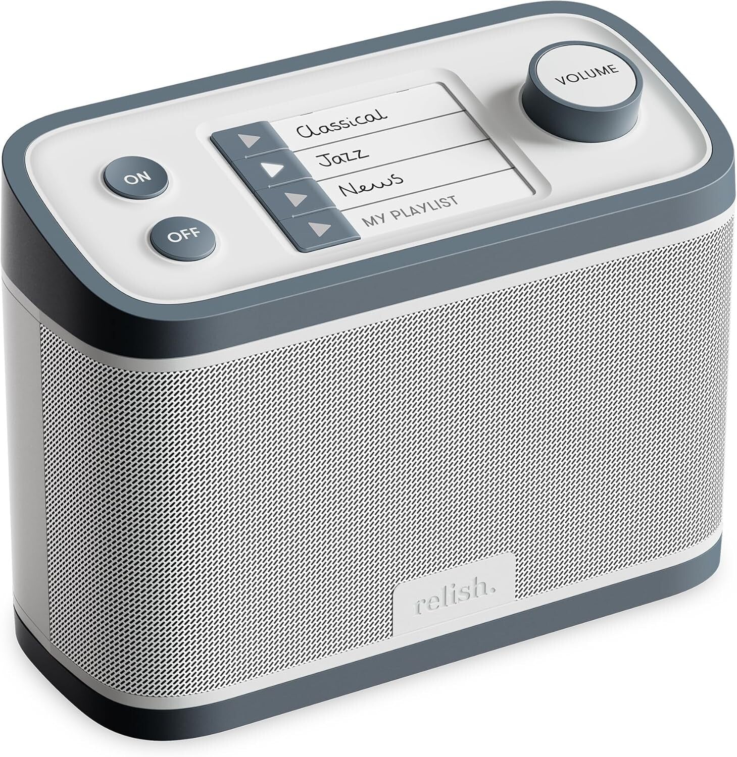 Simple Use FM Radio and MP3 Music Player for Seniors, Visually Impaired
